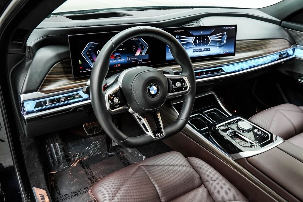 Used 2025 Black BMW 740i xDrive image 20