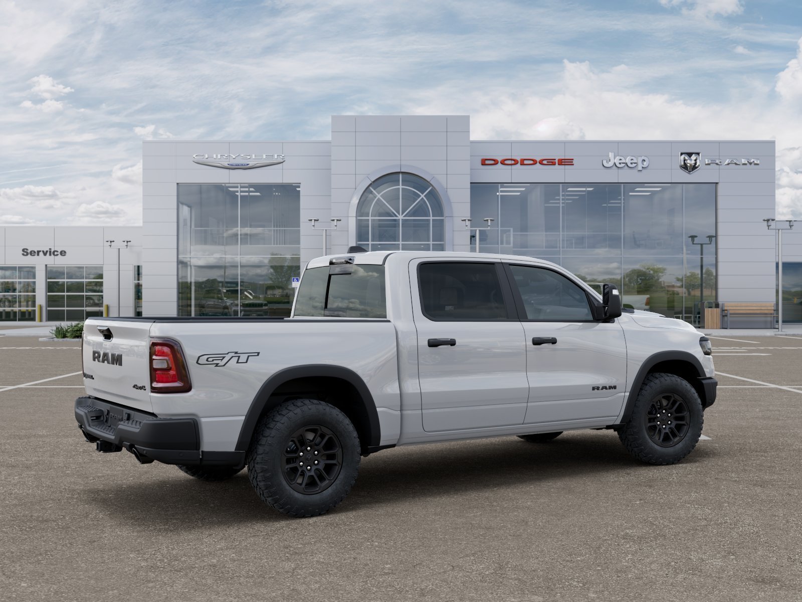 New 2026 Bright White Clear-Coat Exterior Paint RAM Rebel image 30