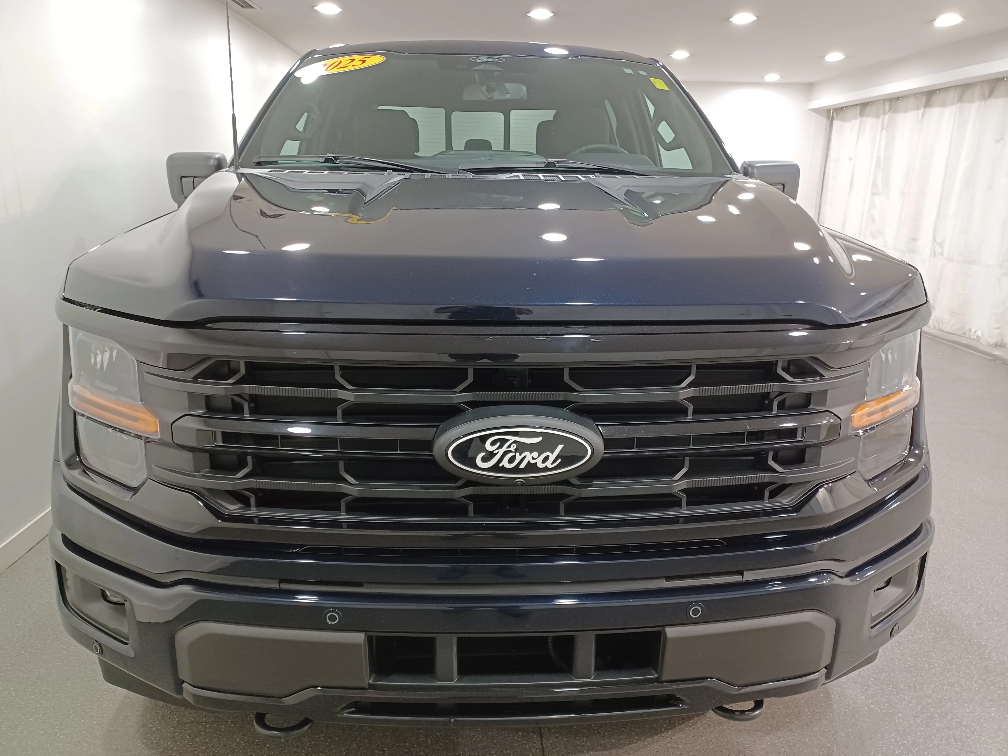 Used 2025 Antimatter Blue Metallic Ford XLT 4WD*Adaptive Cruise | Remote Start | Nav | 360 Cam | Htd Seats | Black Appearance Pkg | Tow Pkg image 3