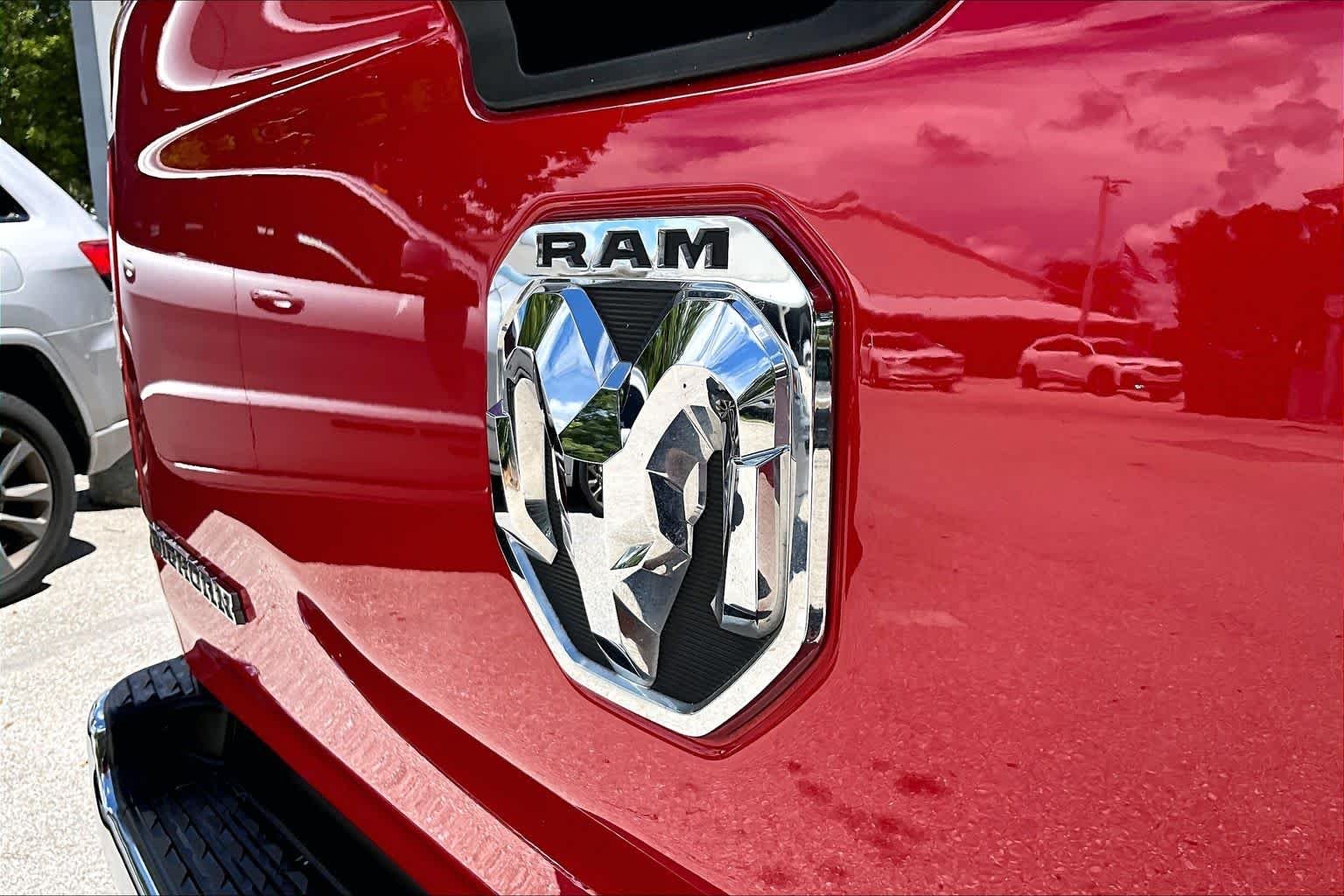 Used 2024 Flame Red Clearcoat Ram Big Horn image 31
