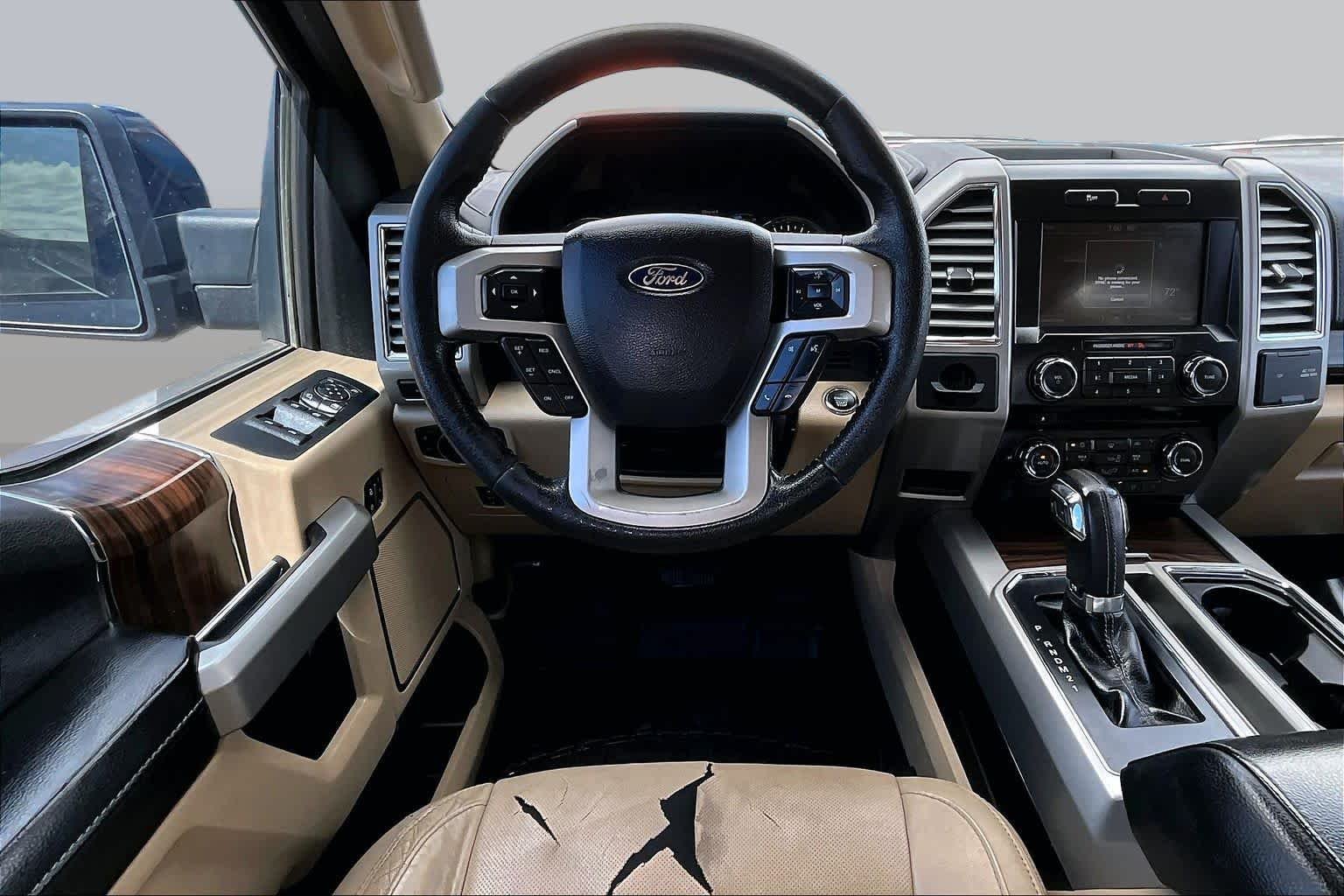 Used 2015 Blue Jeans Metallic/Caribou Metallic Ford Lariat image 6