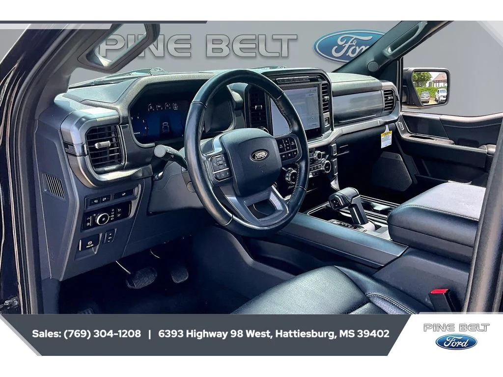 Used 2024 Agate Black Metallic Ford LARIAT image 13
