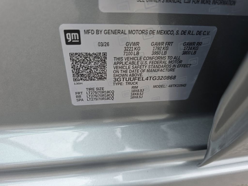 New 2026 Sterling Metallic GMC AT4X image 38