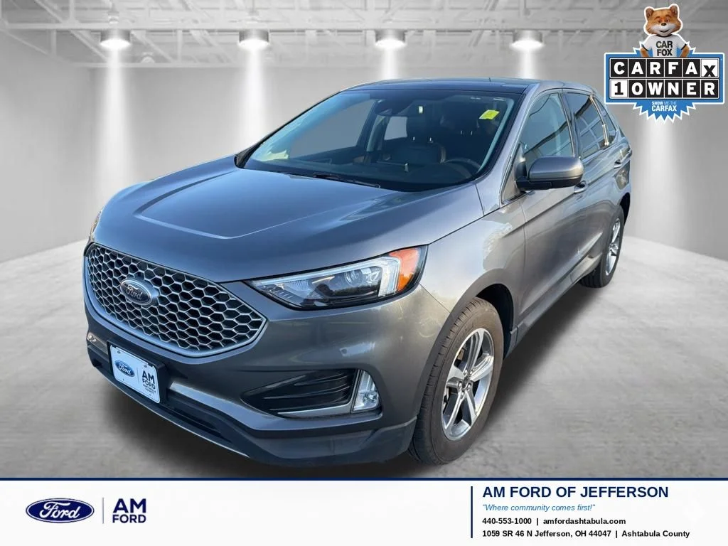 Certified Used 2023 Gray Metallic Ford SEL image 1