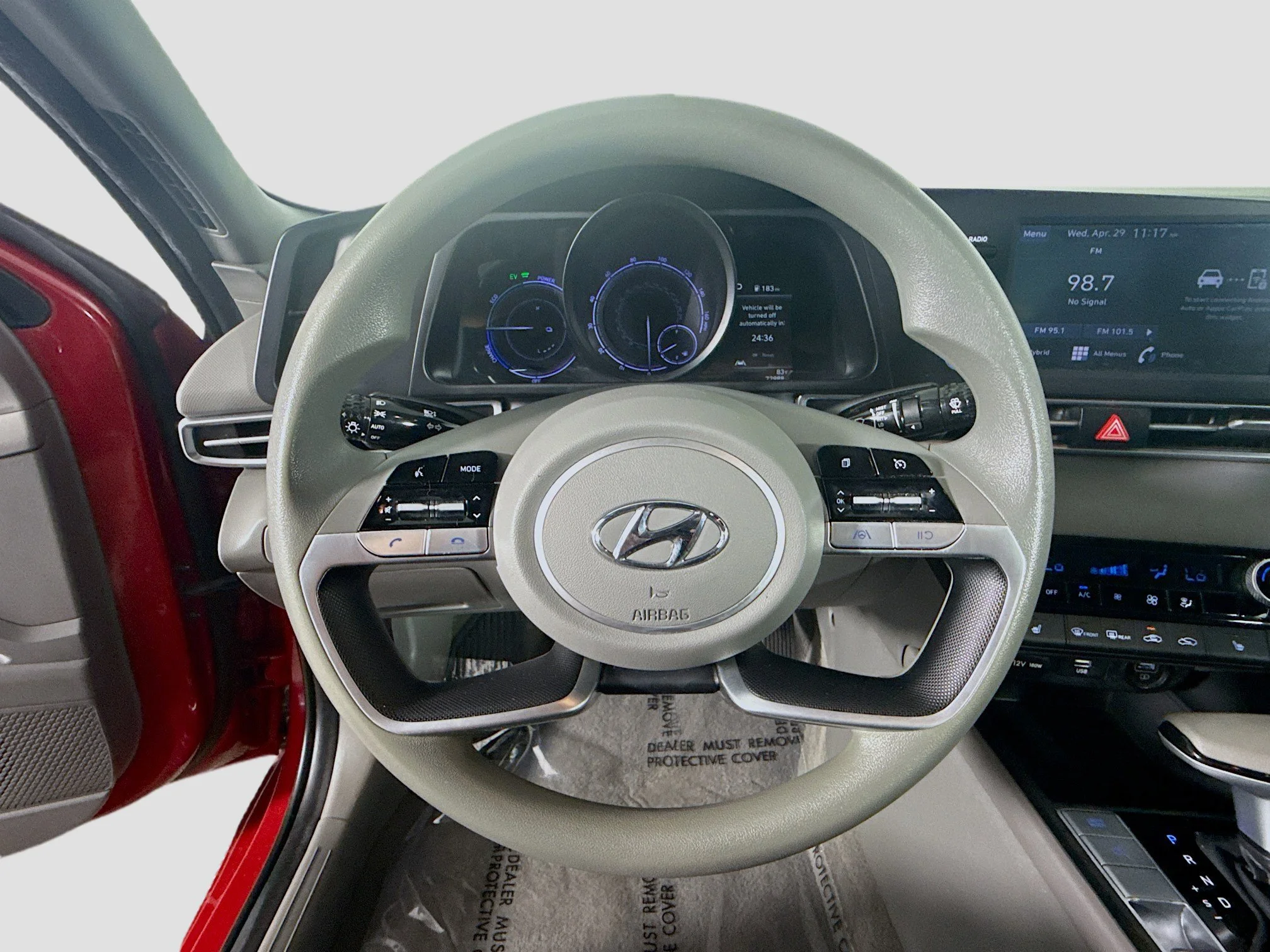 Used 2023 Scarlet Red Pearl Hyundai Blue image 9