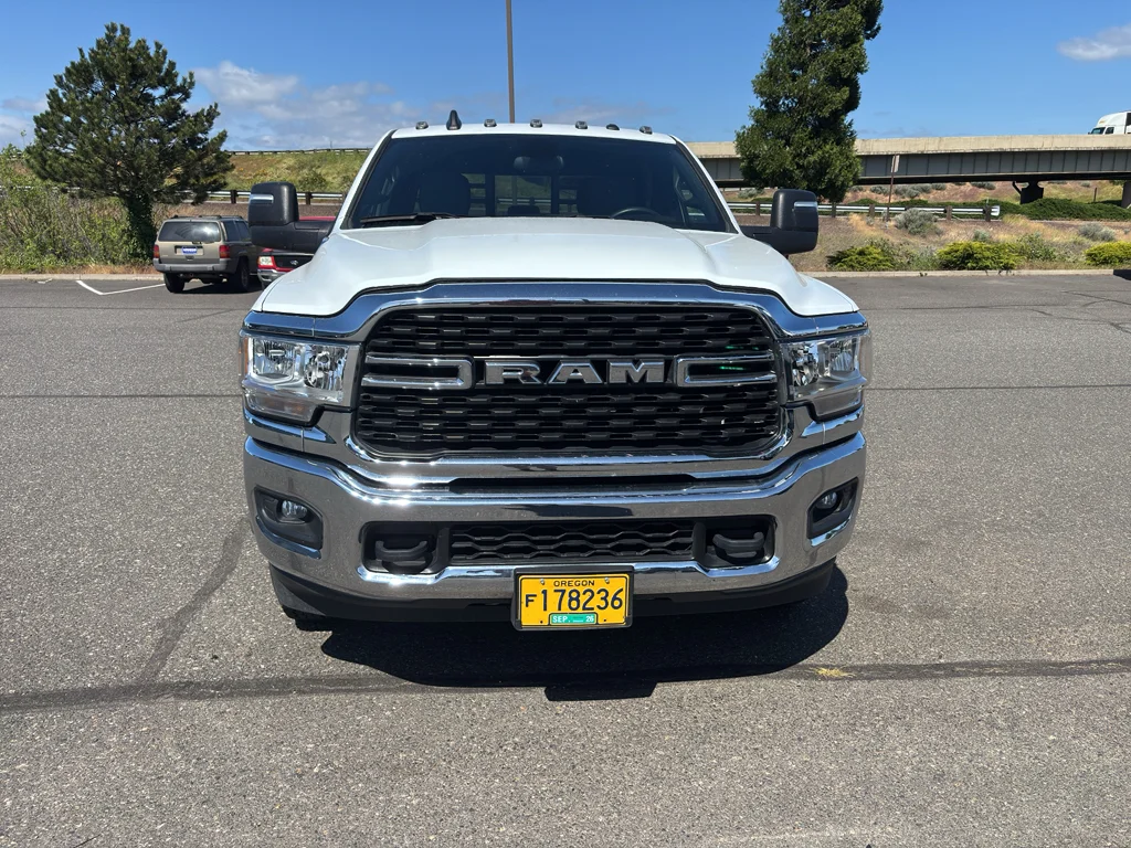 Used 2024 Bright White Clearcoat Ram SLT image 3