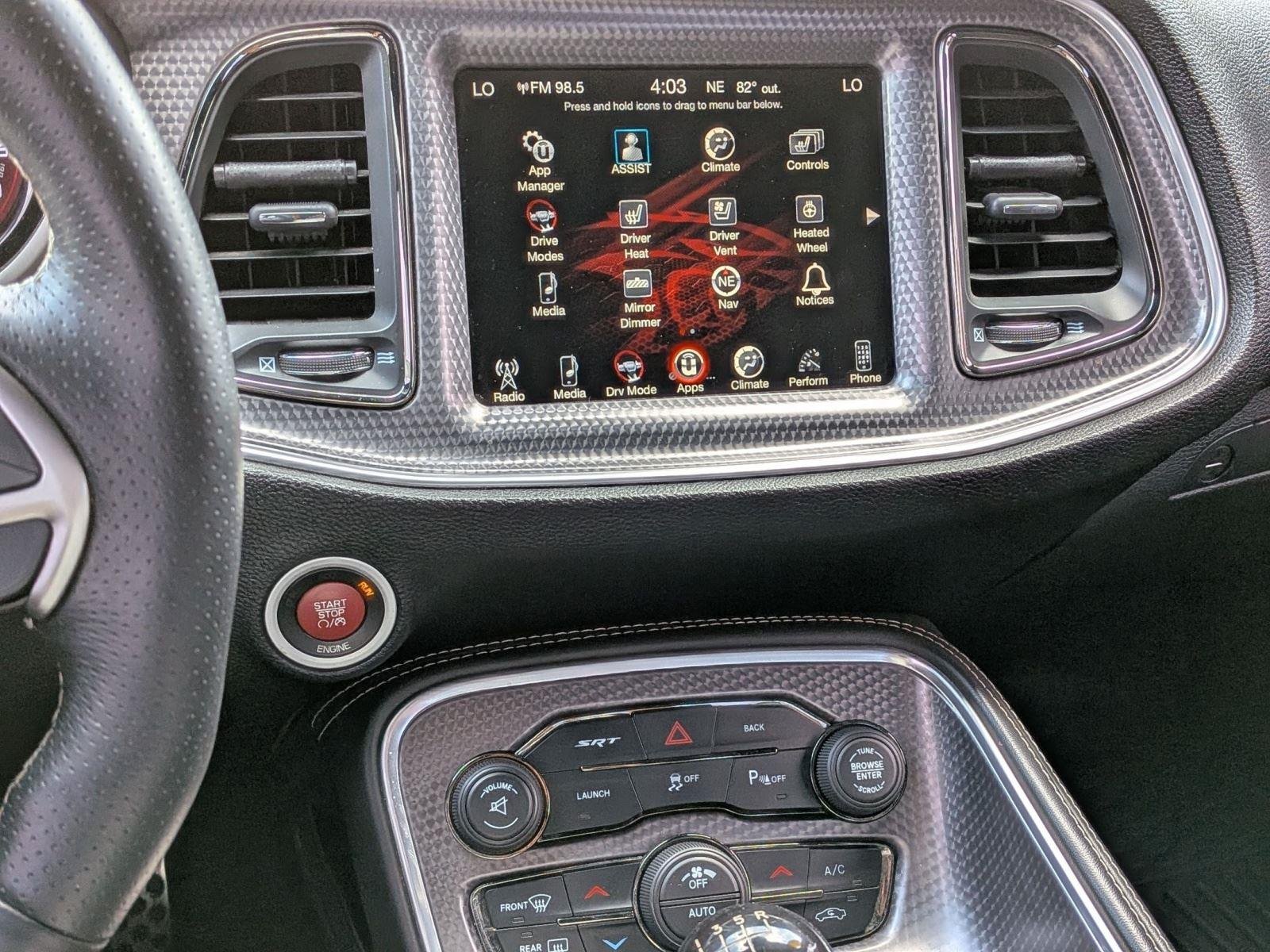 Used 2015 Phantom Black Tri-Coat Pearl Dodge SRT Hellcat image 11