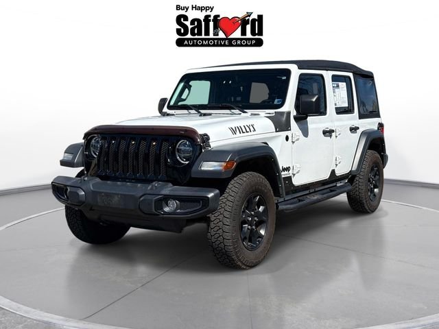 Used 2021 White Jeep Unlimited Willys image 1