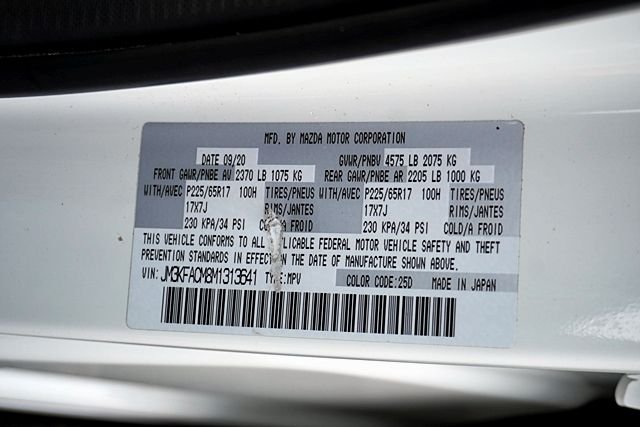 Used 2021 White Mazda Touring image 32