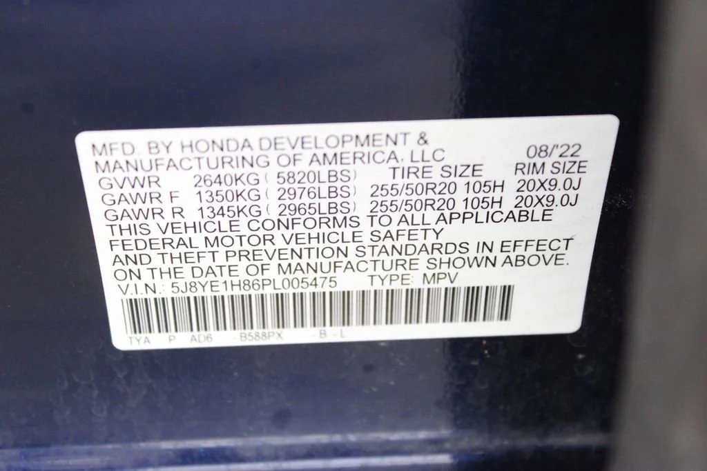Used 2023 Fathom Blue Pearl Acura SH-AWD ADVANCE image 70