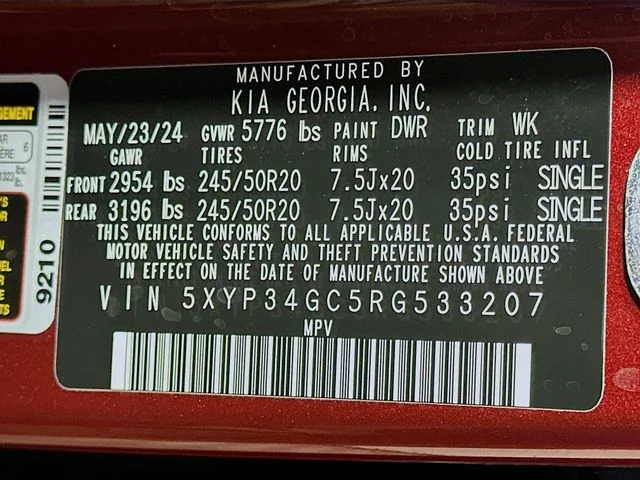 Certified Pre-Owned 2024 Kia Telluride EX