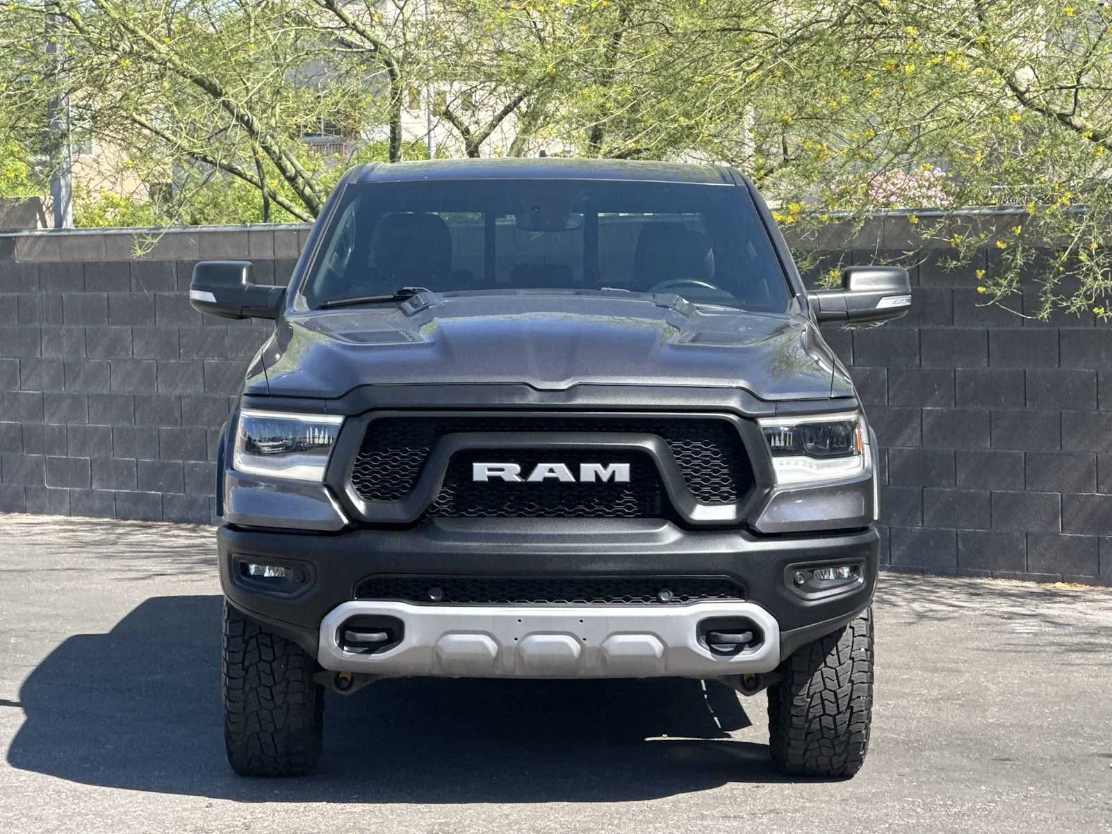 Used 2019 Granite Crystal Metallic Clearcoat Ram Rebel image 3