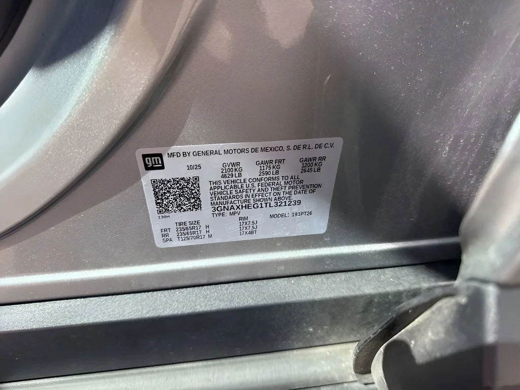 Used 2026 Sterling Gray Metallic Chevrolet LT image 7
