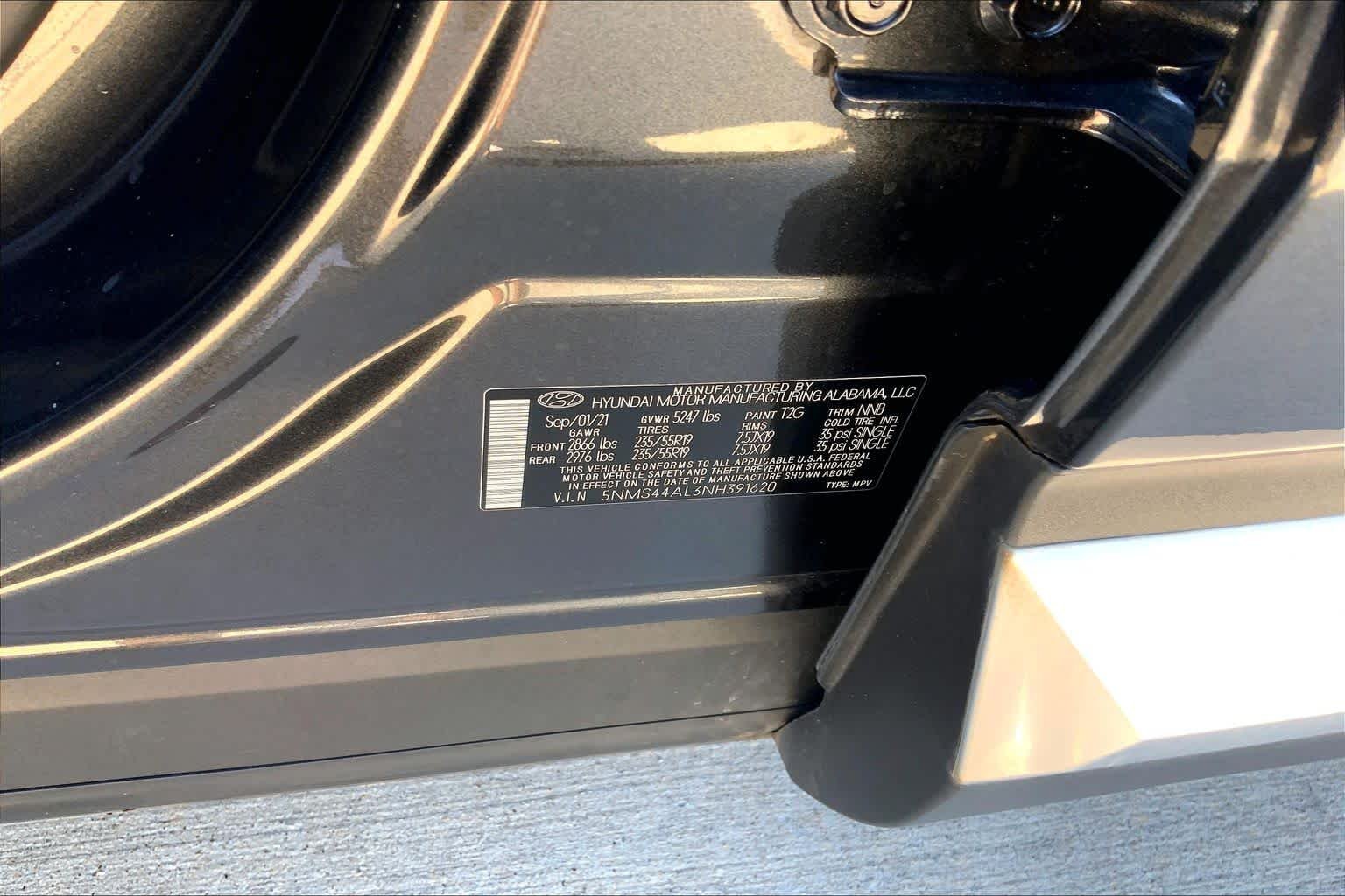 Used 2022 Portofino Gray Hyundai Limited image 29