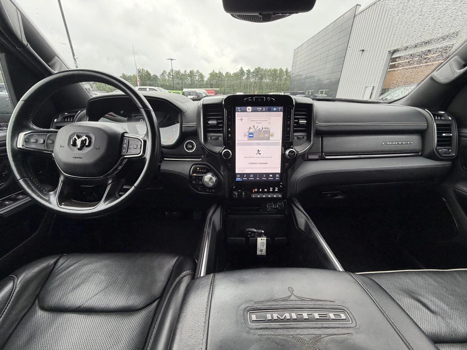 Used 2024 Diamond Black Crystal Pearlcoat Ram Limited image 7