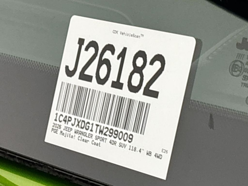 New 2026 Mojito Clearcoat Jeep Sport S image 24
