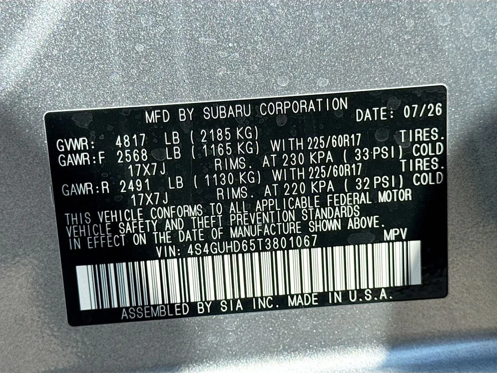 New 2026 Silver Subaru Premium image 40