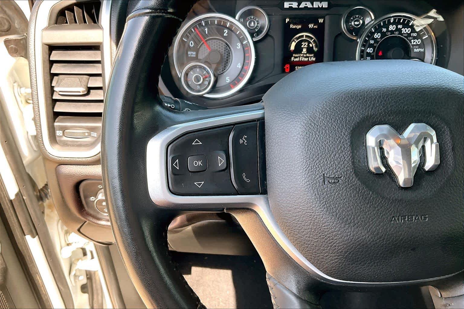 Used 2024 Bright White Clearcoat Ram Big Horn image 23