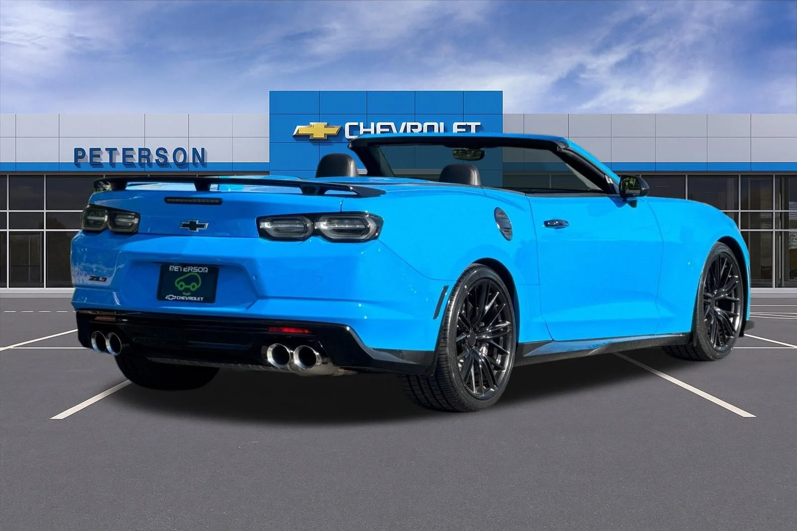 Certified Used 2023 Blue Chevrolet ZL1 image 4