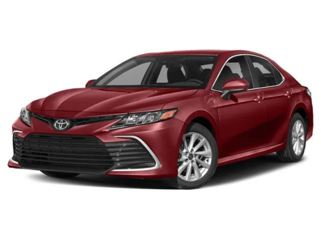 Used 2021 Ruby Flare Pearl Toyota LE image 1