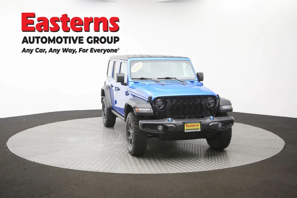 Used 2023 Blue Jeep Willys 4xe image 47