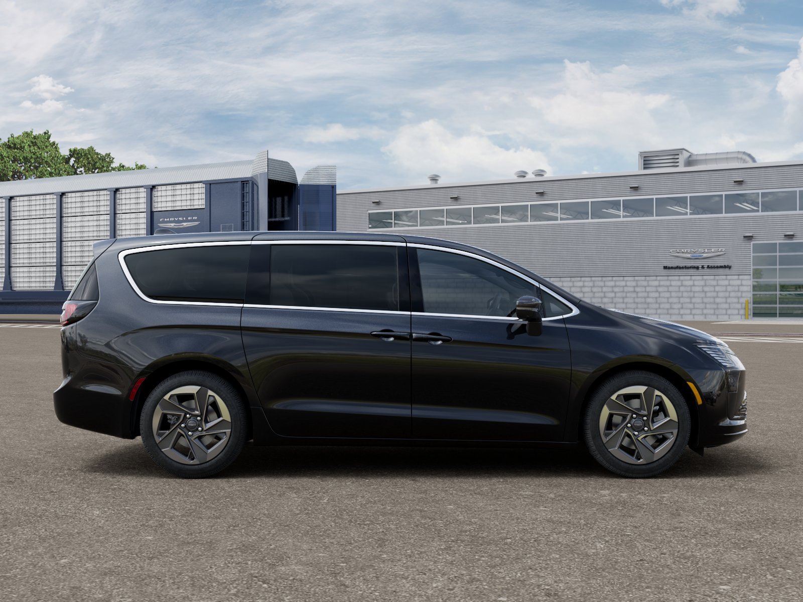 New 2027 Diamond Black Crystal Pearl-Coat Exterior Paint Chrysler Limited image 12