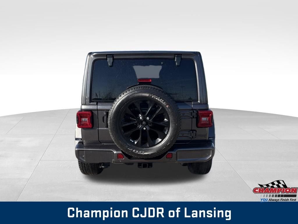 Used 2021 Gray Jeep Unlimited Sahara High Altitude image 7