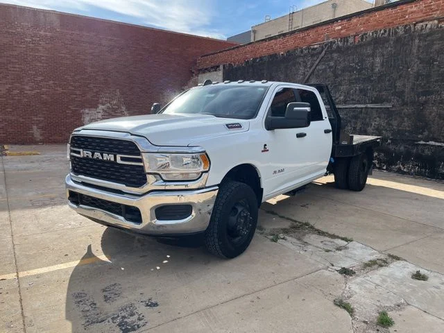 Used 2024 Bright White Clearcoat Ram SLT image 3