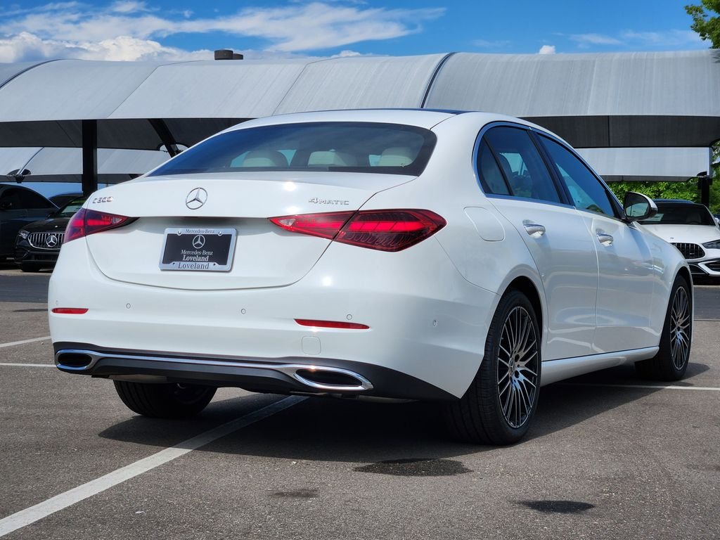 New 2026 Polar White Mercedes-Benz C300 4MATIC® image 8