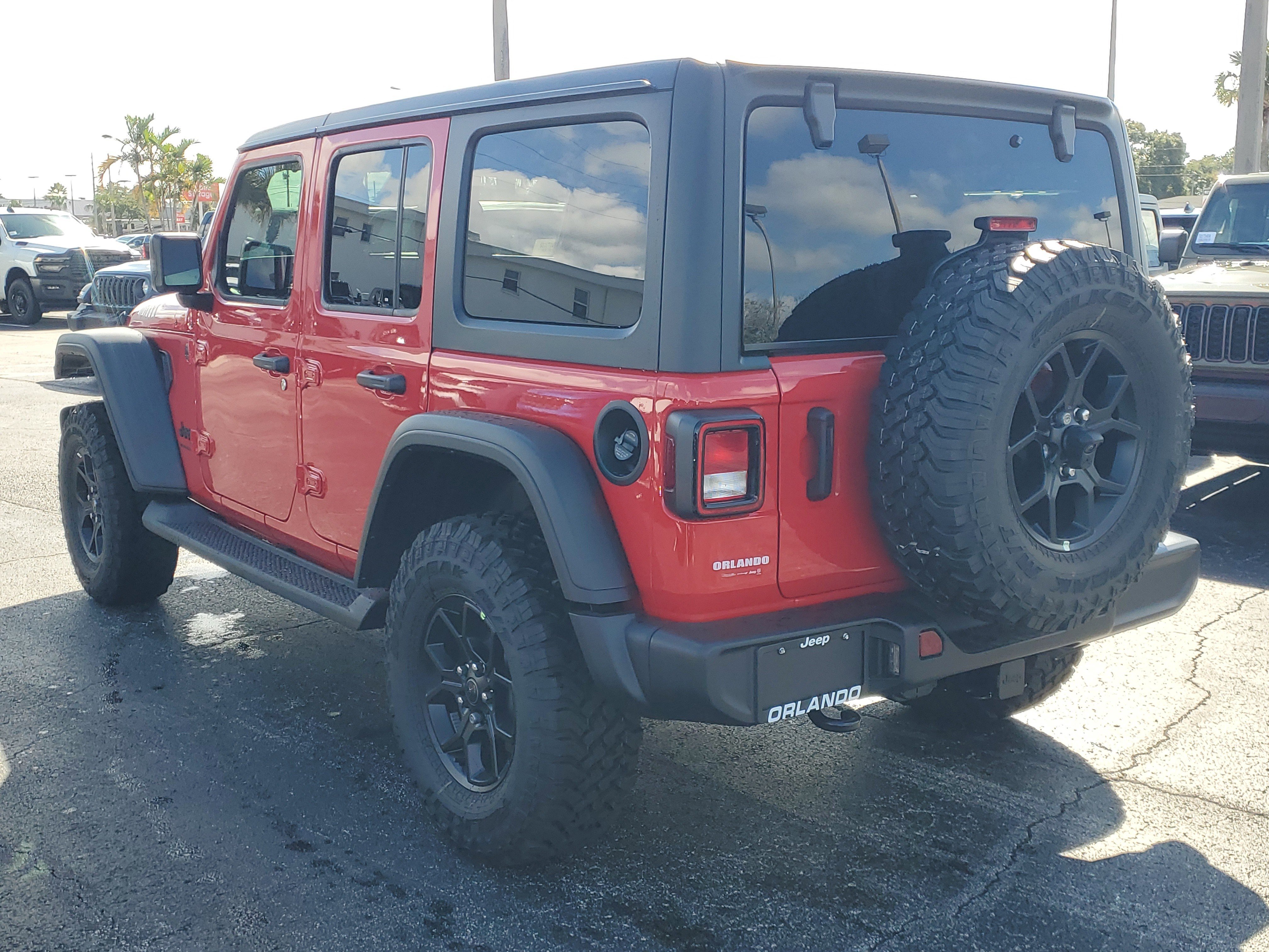 New 2026 Firecracker Red Clear-Coat Exterior Paint Jeep Willys image 6