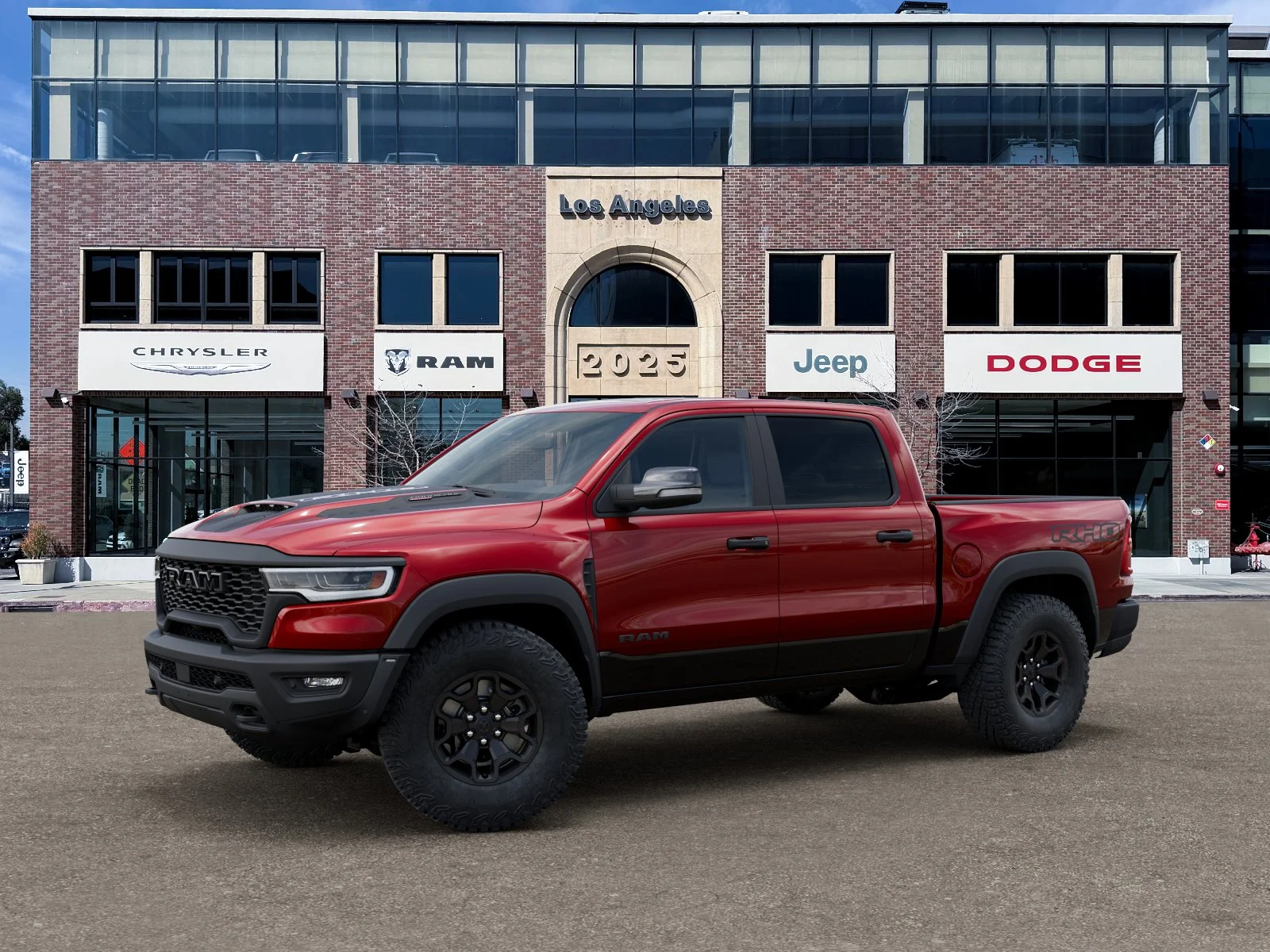 New 2026 Molten Red Pearl-Coat Exterior Paint RAM RHO image 28