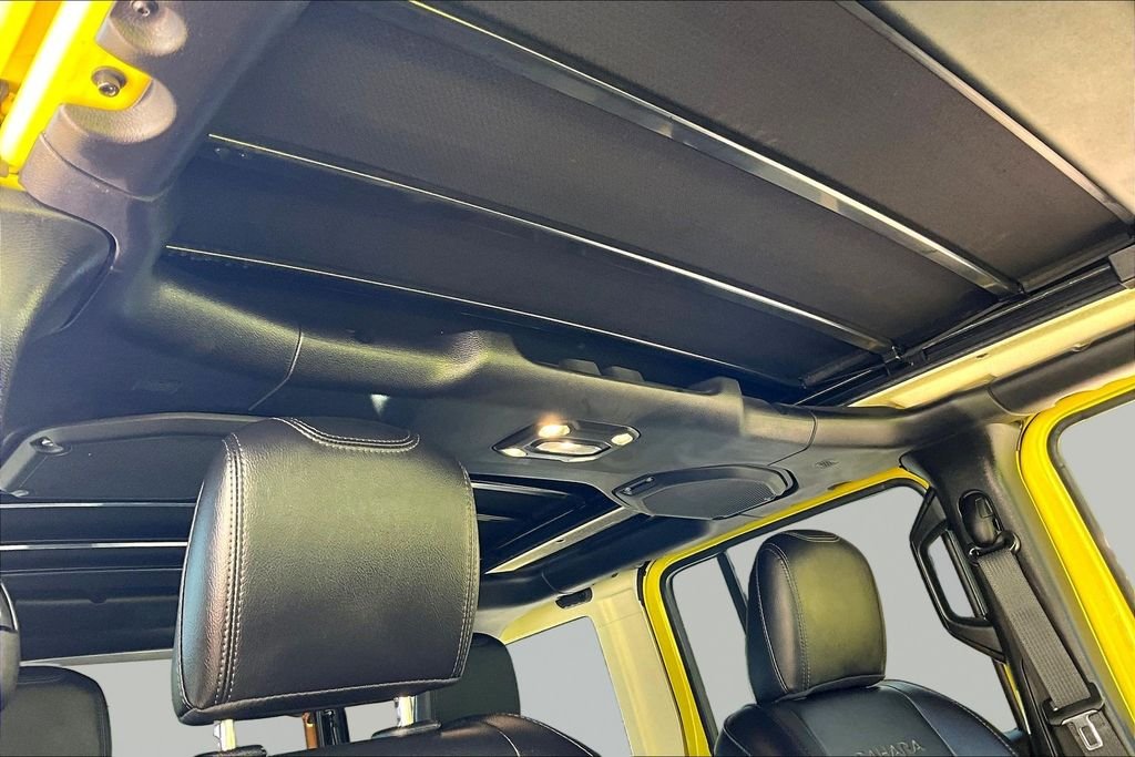 Used 2022 High Velocity Clearcoat Jeep Unlimited Sahara 4xe image 25