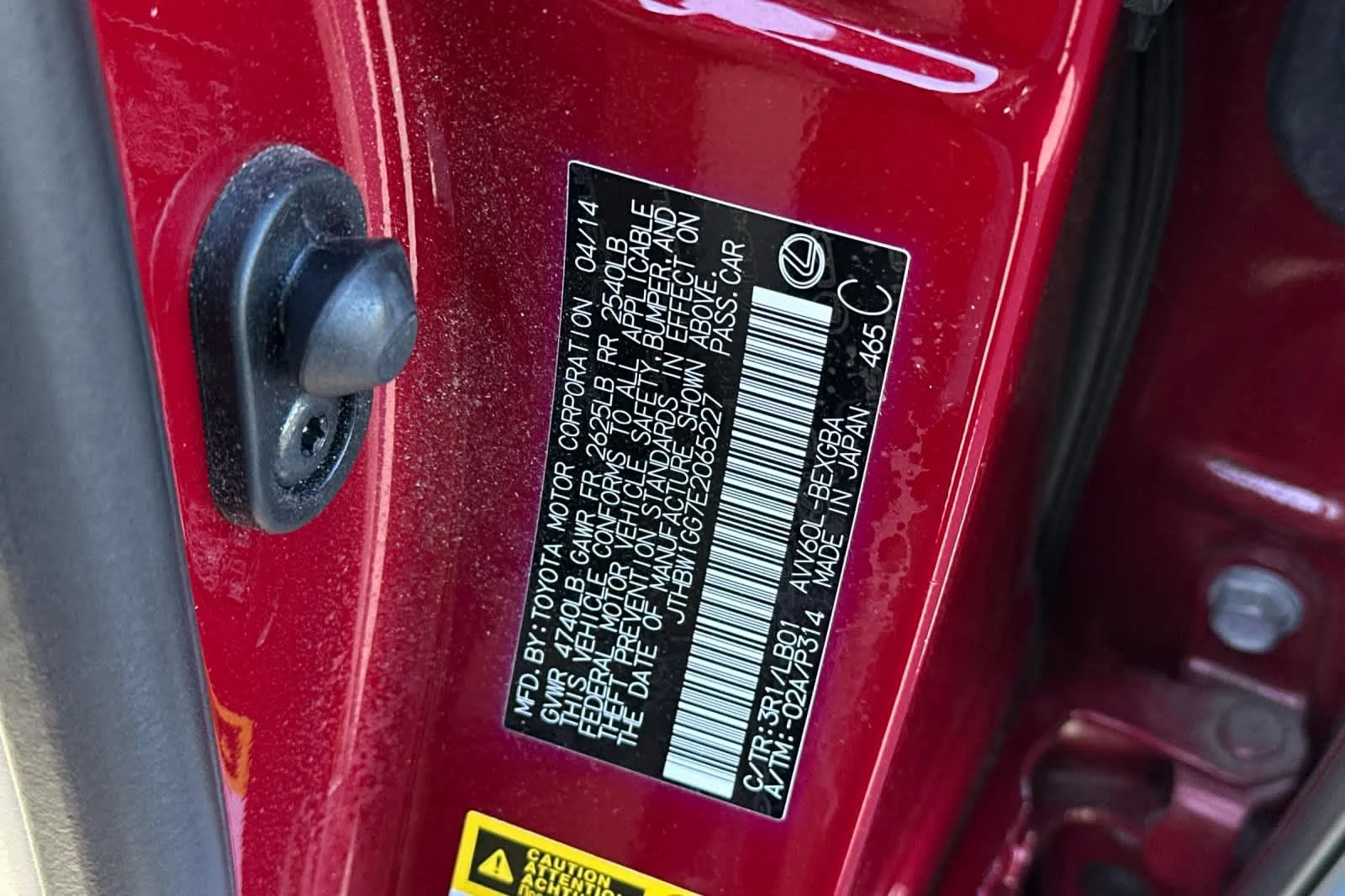 Used 2014 Matador Red Mica Lexus Hybrid image 34