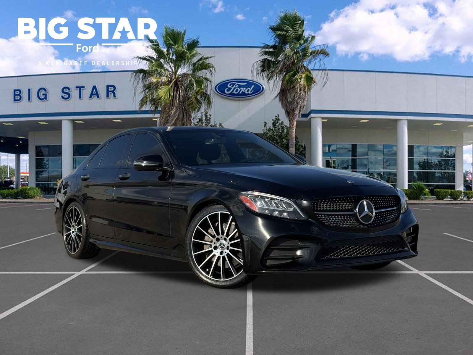 Used 2019 Black Mercedes-Benz C 300 image 1