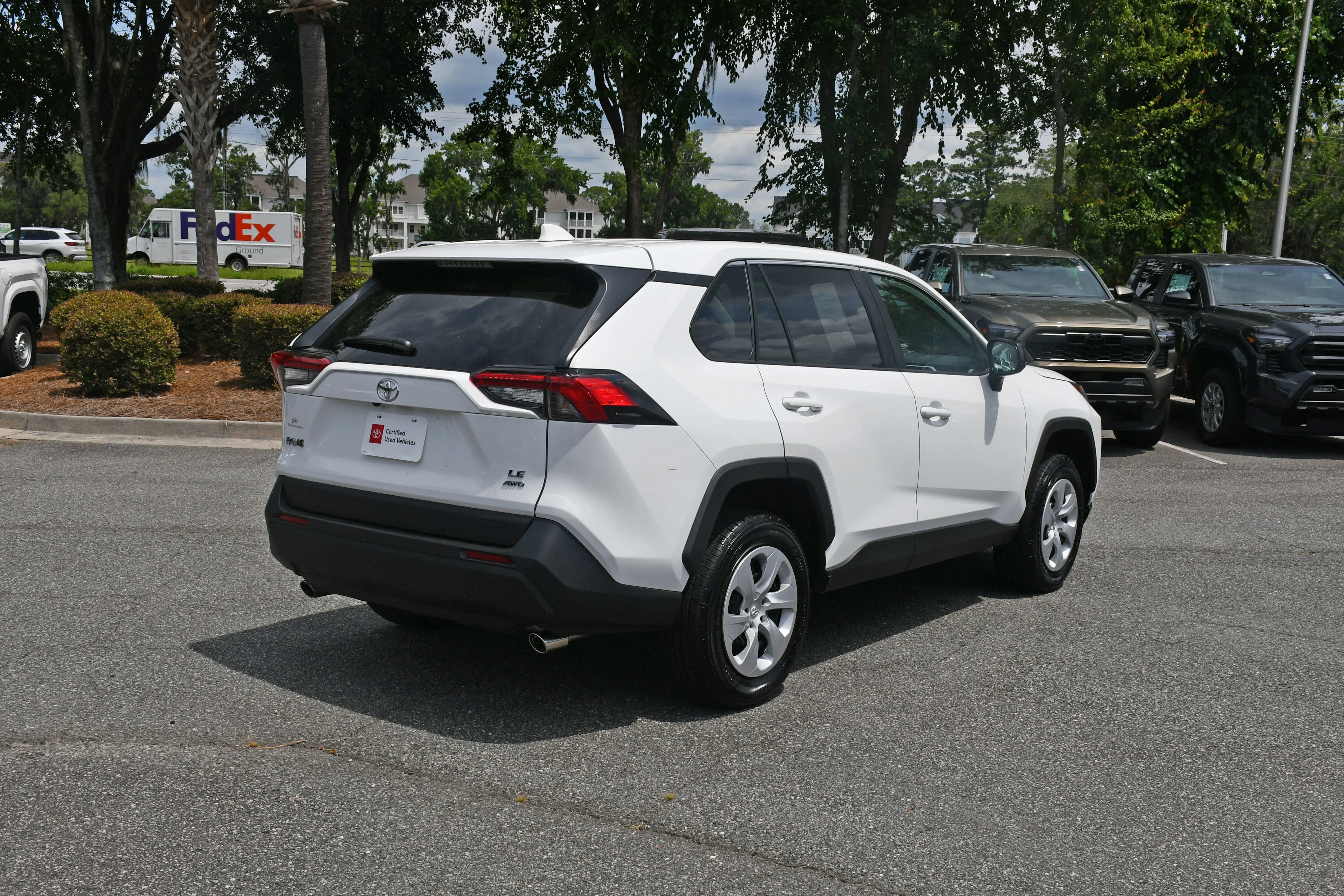 Certified Used 2025 White Toyota LE image 4