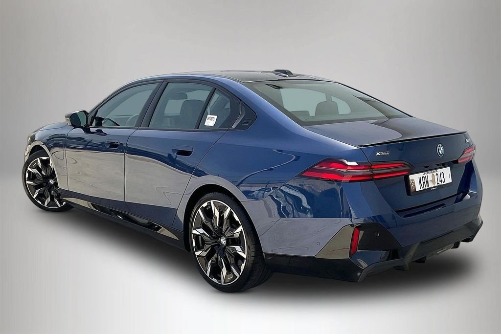 Used 2026 Blue BMW 550e xDrive image 9