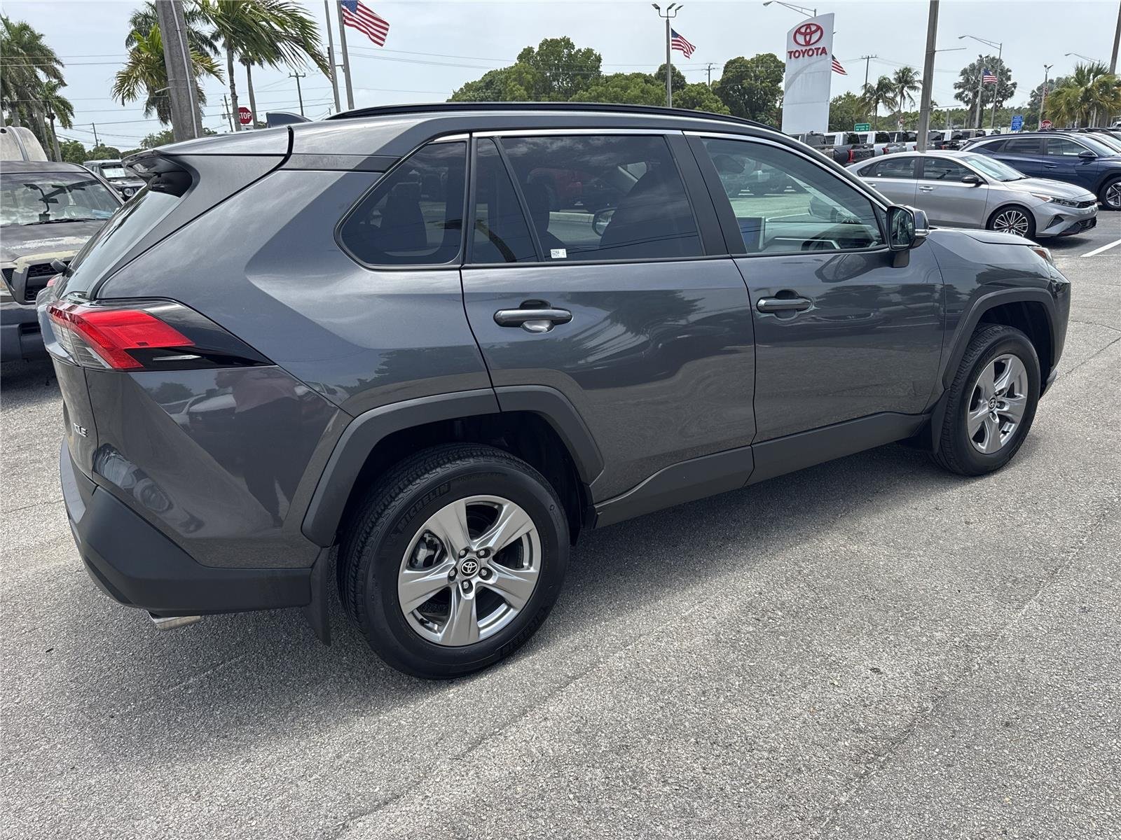 Used 2024 Magnetic Gray Metallic Toyota XLE image 4