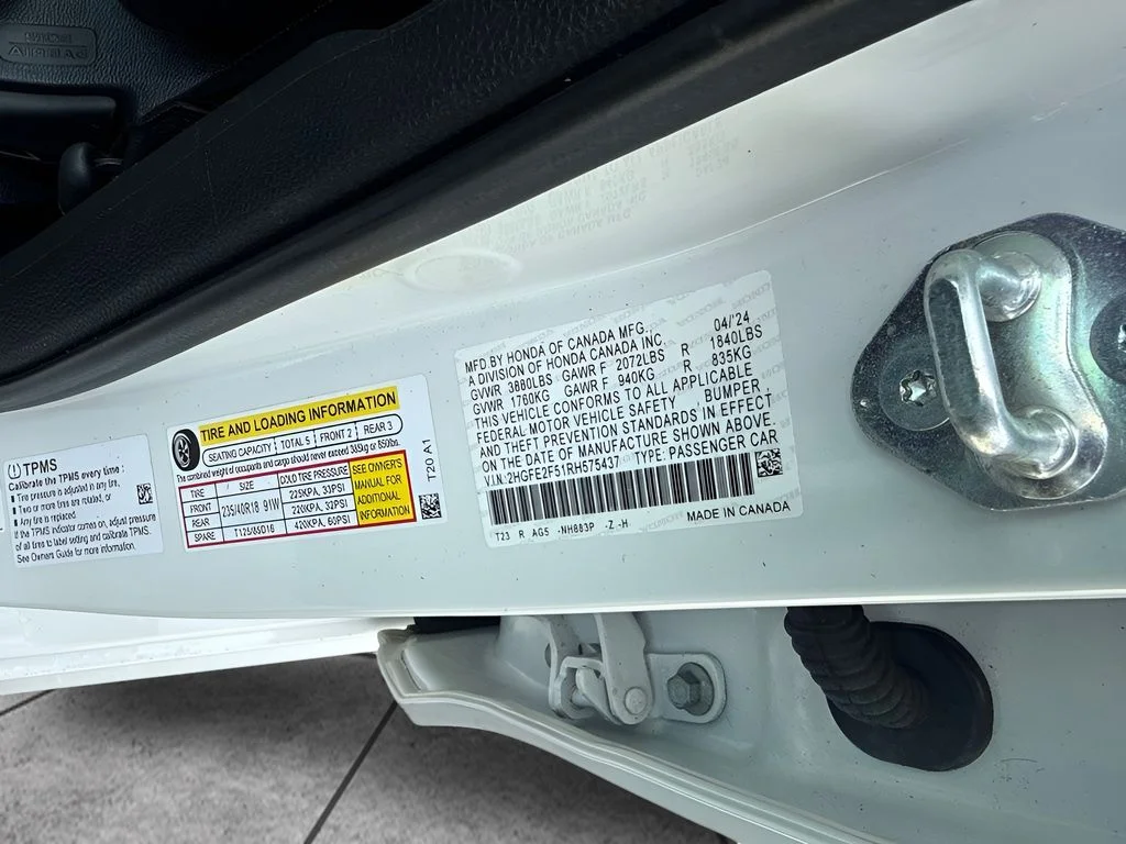 Used 2024 White Honda Sport image 21