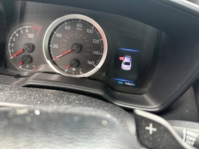 Used 2021 Black Sand Pearl Toyota SE image 2