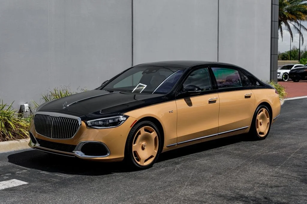 Used 2023 Obsidian Black Metallic / Colorado Beige Mercedes-Benz Maybach S 680 image 53