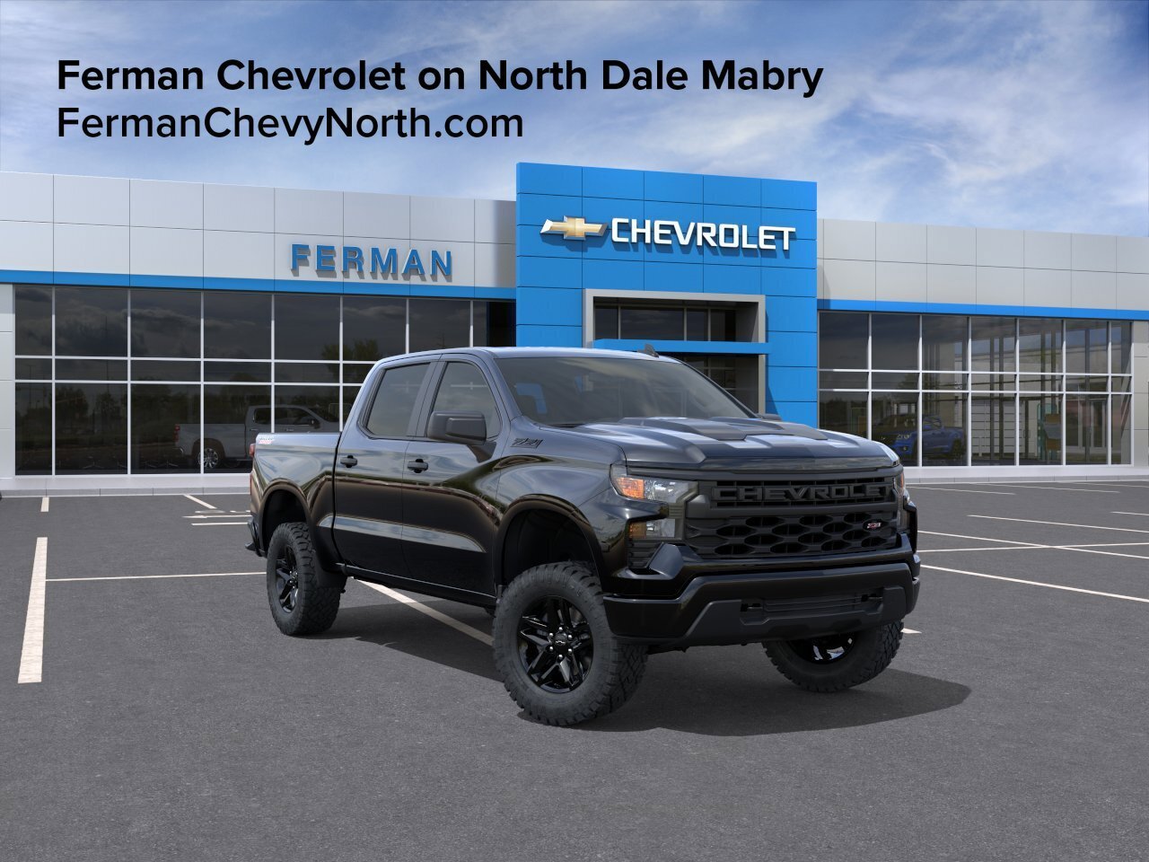 New 2026 Black Chevrolet Custom Trail Boss image 1