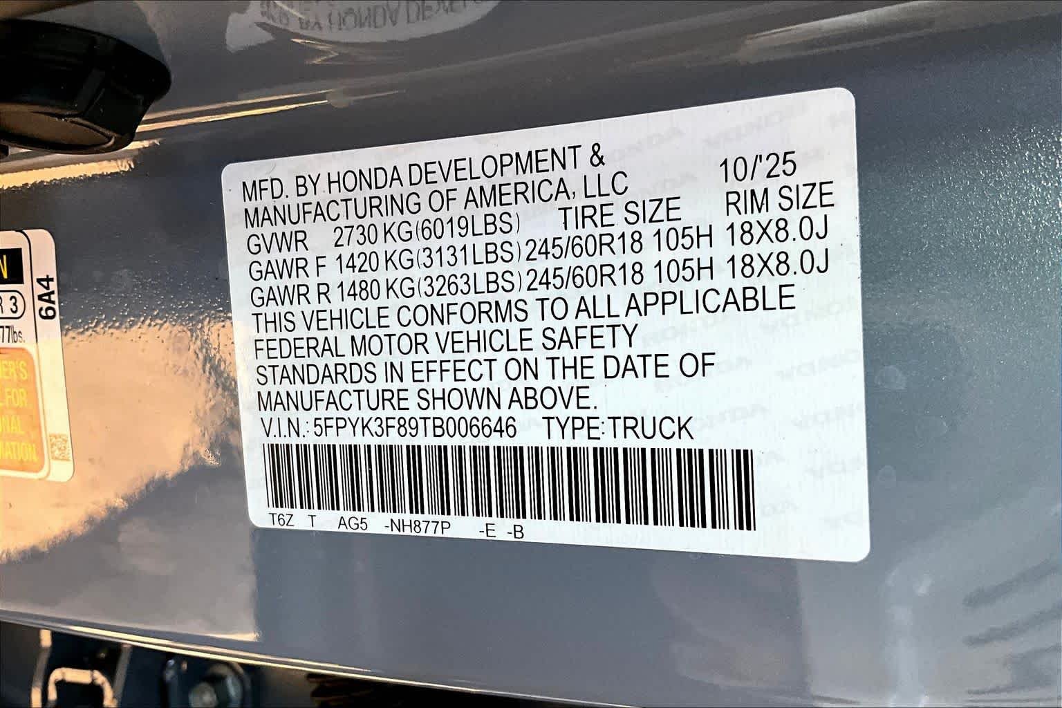 2026 Honda Ridgeline Black Edition - Photo 18