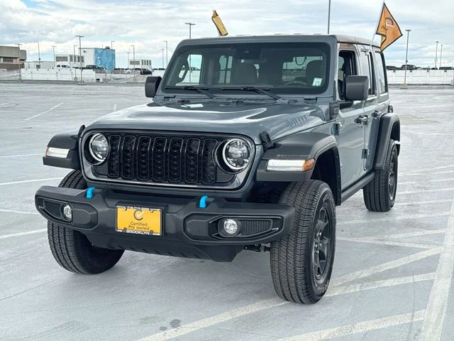 Certified Used 2024 Gray Jeep Willys 4xe image 3
