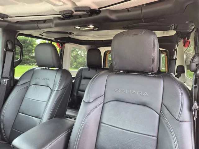 Used 2021 Black Jeep Unlimited Sahara image 14