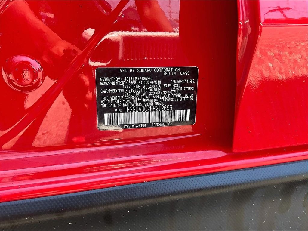 Used 2024 Red Subaru Premium image 33