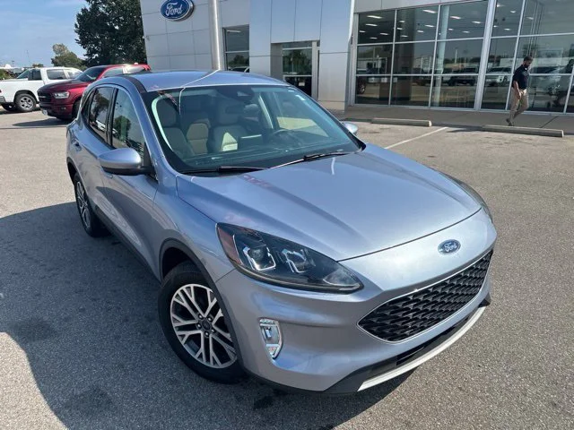 Used 2022 Blue Silver Metallic Ford SEL image 6