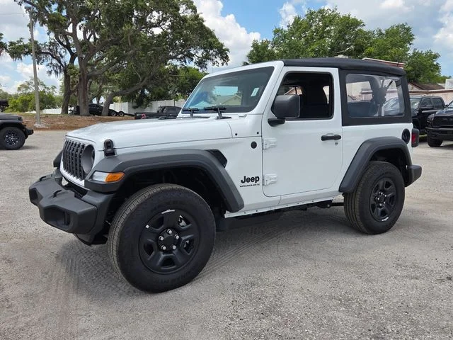 New 2026 Bright White Clear-Coat Exterior Paint Jeep Sport image 3