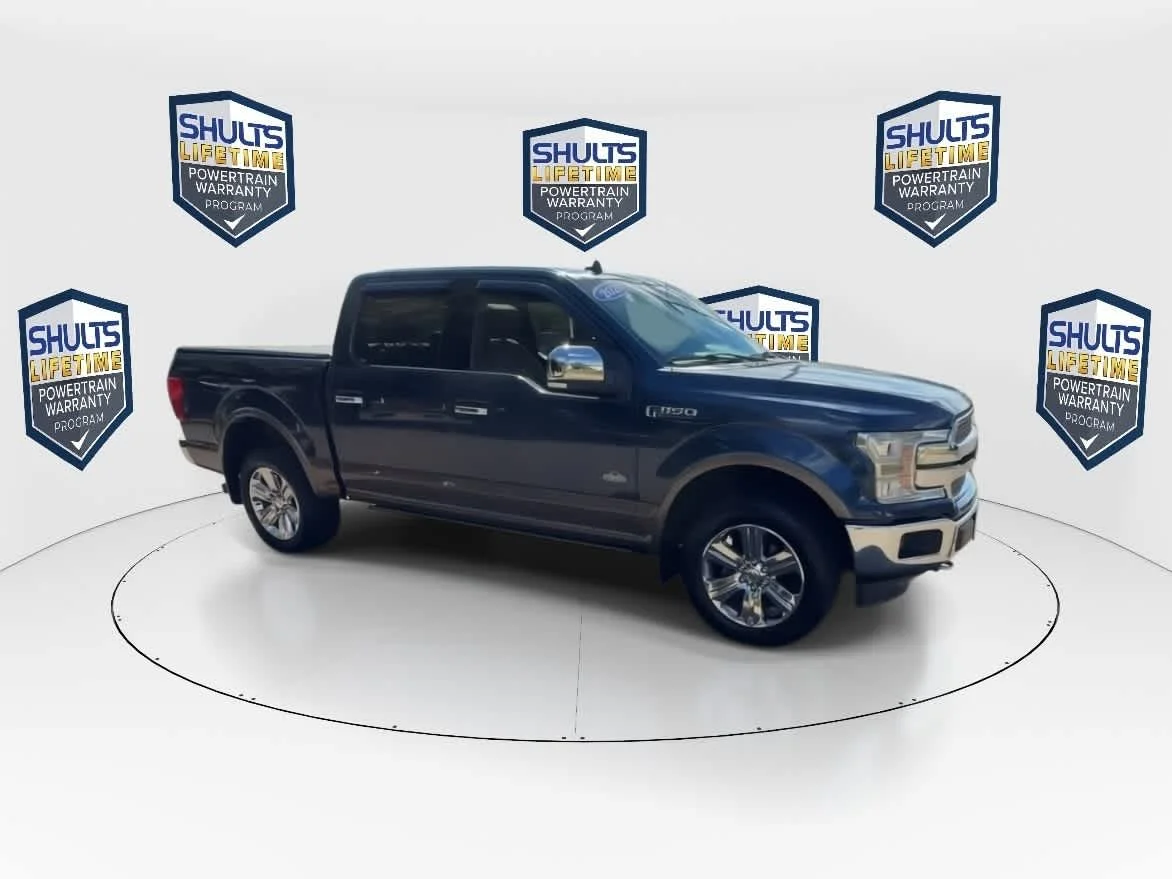 Used 2020 Blue Jeans/Stone Gray Ford King Ranch image 2