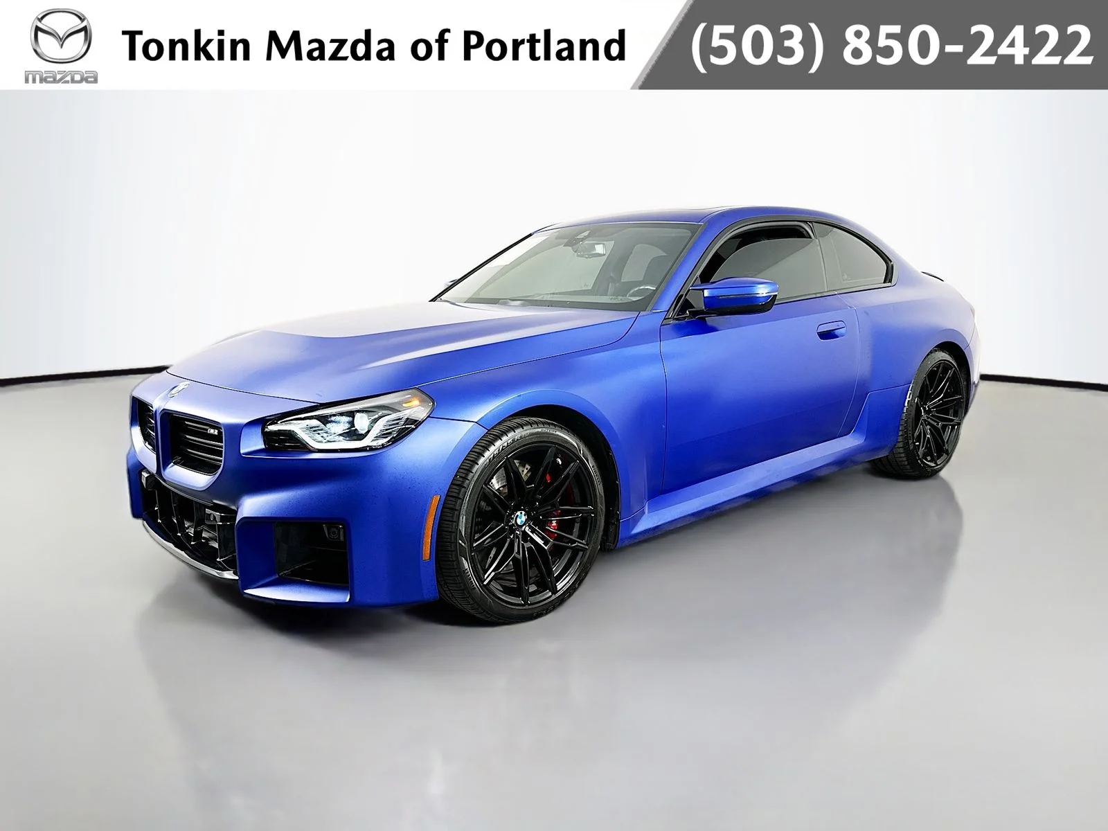 Used 2024 Frozen Portimao Blue II Metallic BMW Base image 3