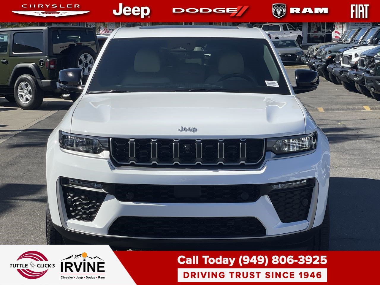 New 2026 Bright White Clear-Coat Exterior Paint Jeep Limited image 2